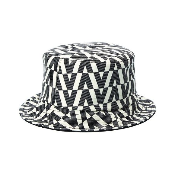 Valentino Optical Print Wool-Blend Bucket Hat - Picture 1 of 3